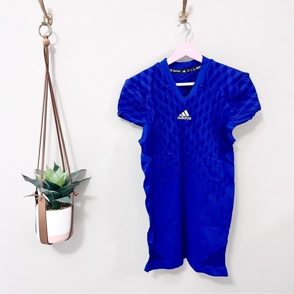 adidas Other - Adidas Men’s Football Techfit Primeknit Jersey in Medium Blue Size XL